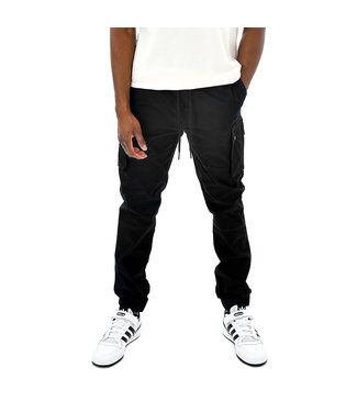 Silver Jeans COL1207 Stretch Twill Jogger Cargo Pants with Elastic