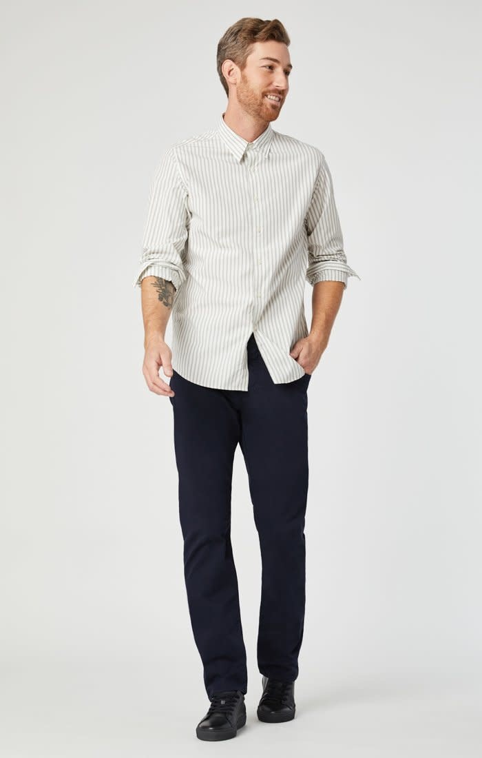 navy twill jeans