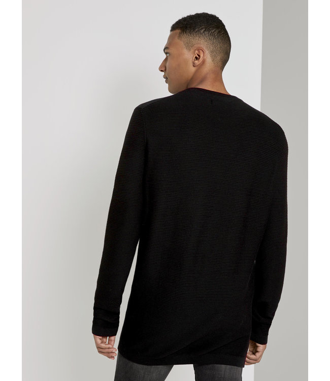 LEFT RIGHT STRUCTURE CREWNECK