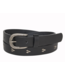 SILVER JEANS GENUINE LEATHER BELT WITH STRAP DETAIL