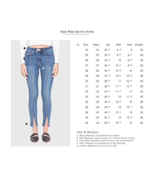 Alexa High Rise Skinny