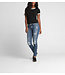 SILVER JEANS BLEECKER MID RISE JEGGING