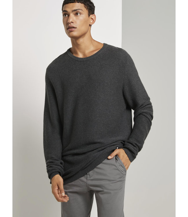 LEFT RIGHT STRUCTURE CREWNECK