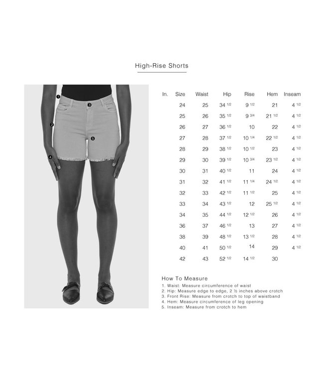 Lola High-Rise Denim Short