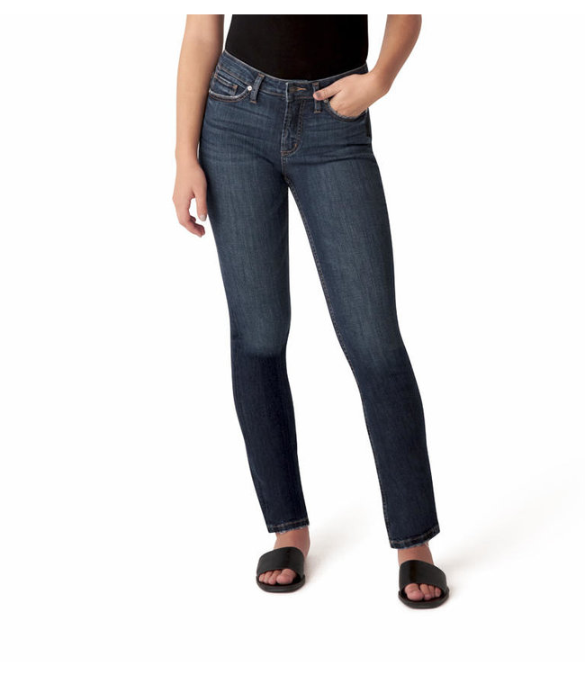 Silver Jeans L63413egx378 Most Wanted Universal Fit Mid Rise Straight