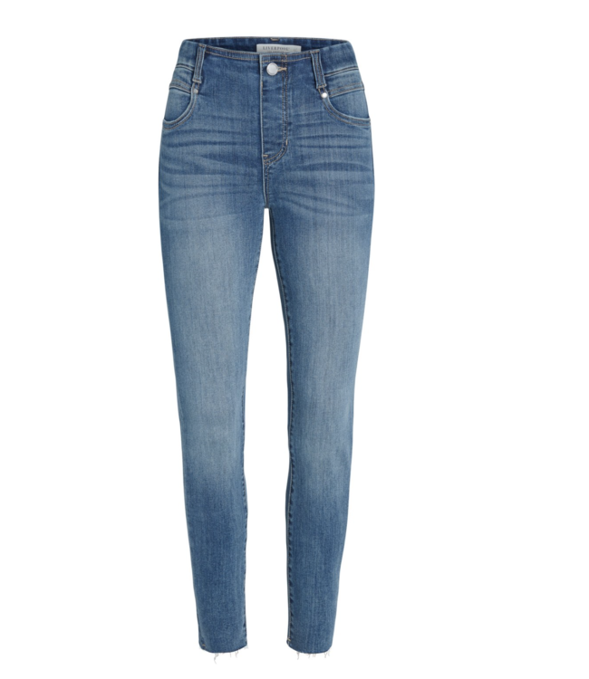 GIA GLIDER ANKLE SKINNY WITH CUT HEM 28"