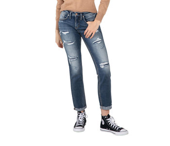 SILVER JEANS BEAU MID RISE GIRLFRIEND FIT