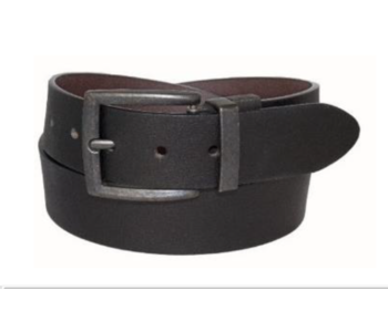 SILVER JEANS CLASSIC GENUINE LEATHER REVERSIBLE BELT BLACK & BROWN