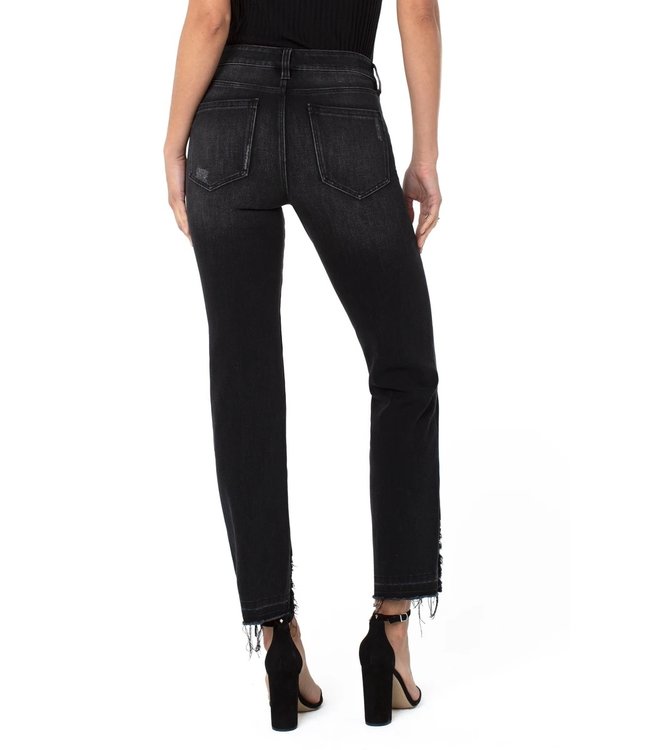 SADIE STRAIGHT WITH DESTRUCTED LET DOWN HEM