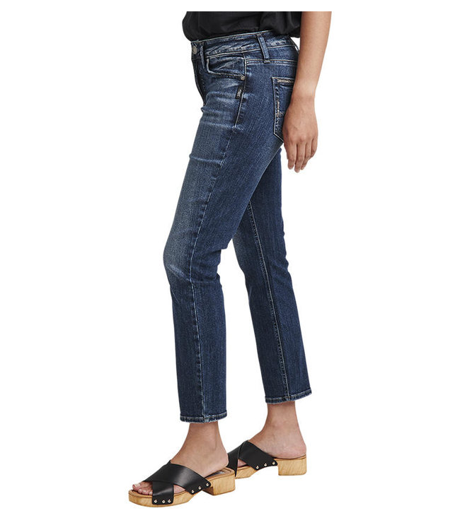 SILVER JEANS ELYSE STRAIGHT CROP