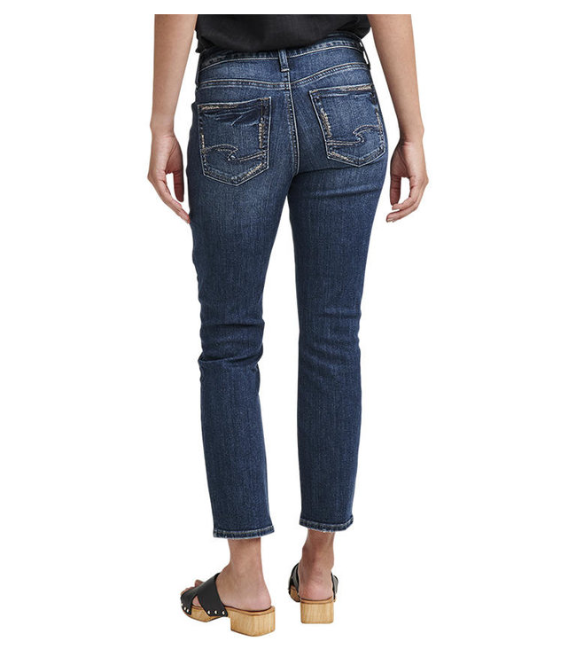 SILVER JEANS ELYSE STRAIGHT CROP