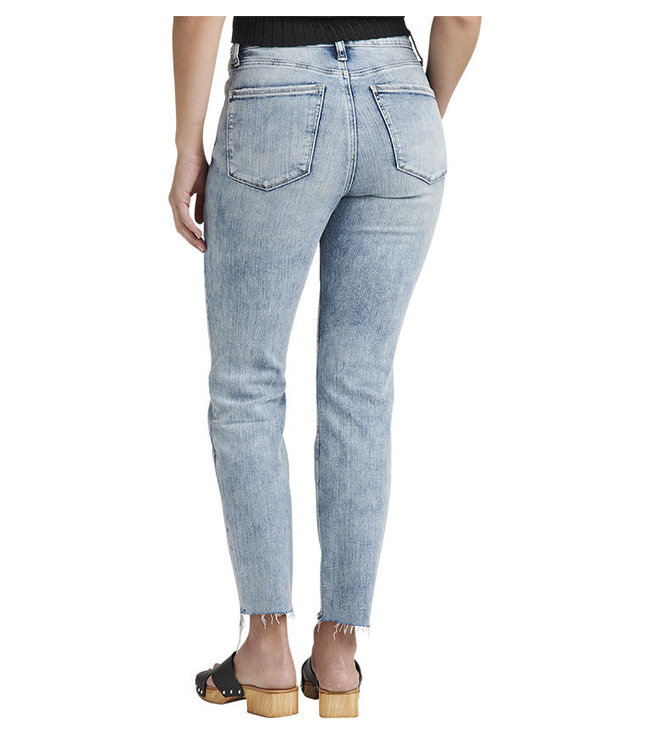 SILVER JEANS HIGH NOTE STRAIGHT CROP