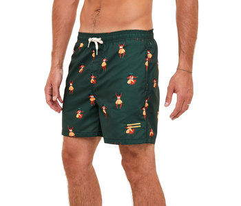 MEN'S SWIM TRUNKS / SHORTS HULA GIRL