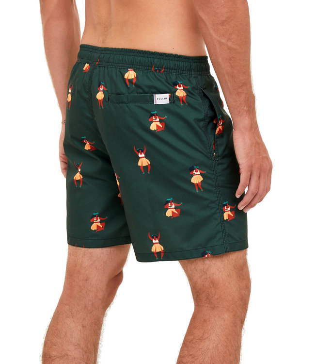 MEN'S SWIM TRUNKS / SHORTS HULA GIRL