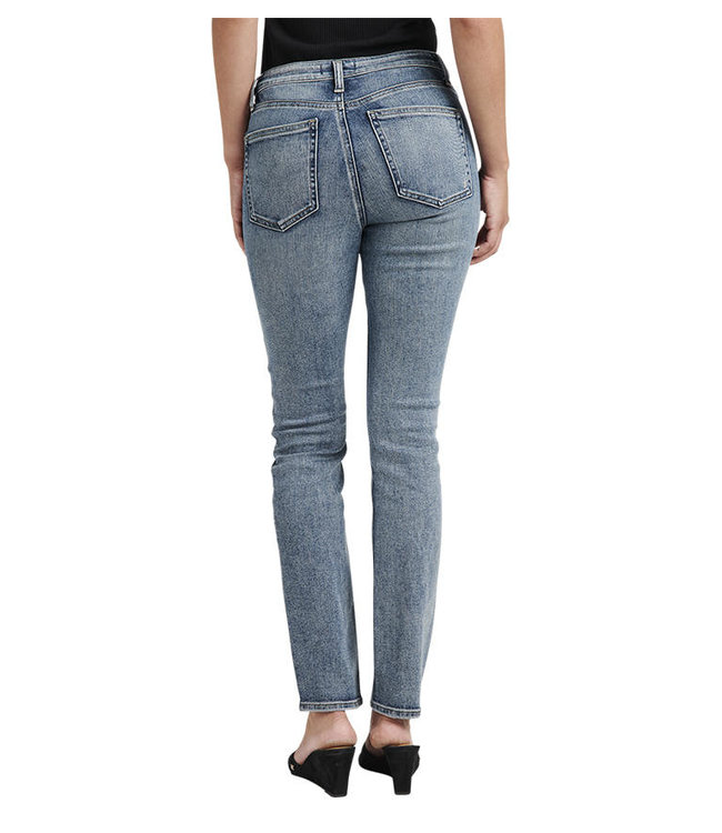 SILVER JEANS MOST WANTED UNIVERSAL FIT MID RISE STRAIGHT LEG