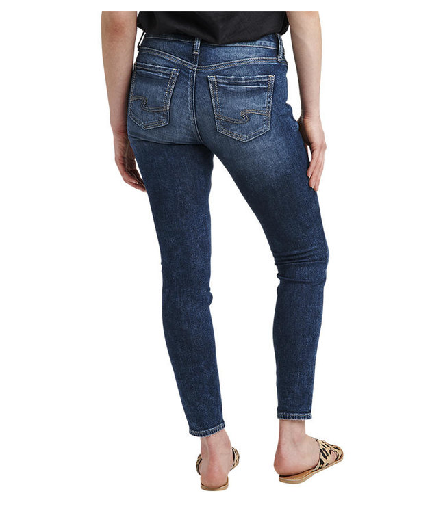 SILVER JEANS ELYSE SKINNY MID RISE