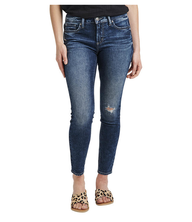 SILVER JEANS ELYSE SKINNY MID RISE