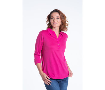 3/4 sleeve Top with Button Detail