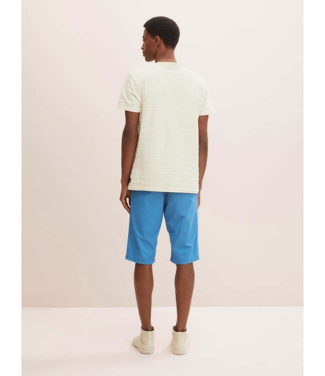 TOM TAILOR CHINO BERMUDA SHORT AZURE BLUE