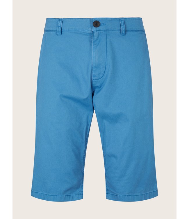TOM TAILOR CHINO BERMUDA SHORT AZURE BLUE