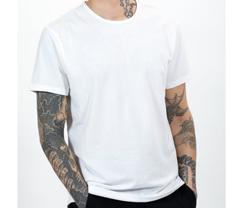 Mens Crew Neck T- Shirt in White