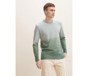 TOM TAILOR BASIC LONG SLEEVE STRIPED TOP