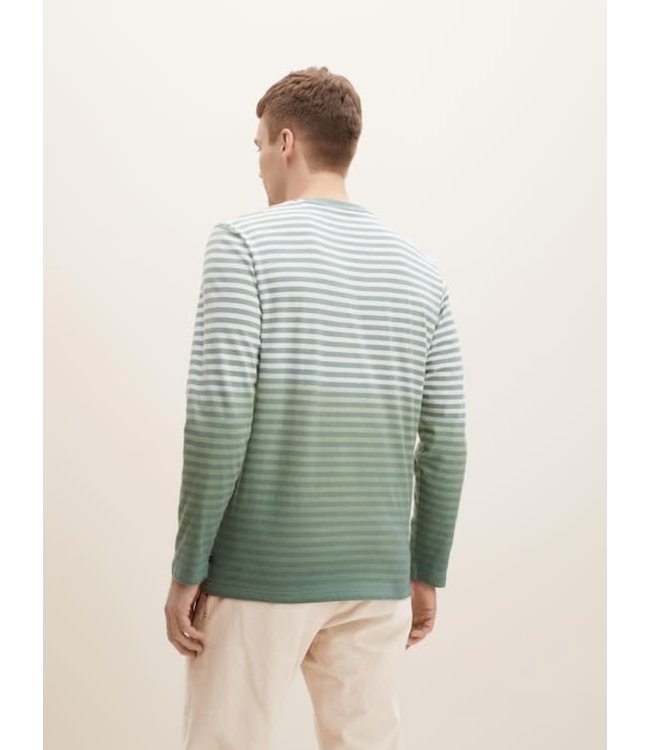 TOM TAILOR BASIC LONG SLEEVE STRIPED TOP