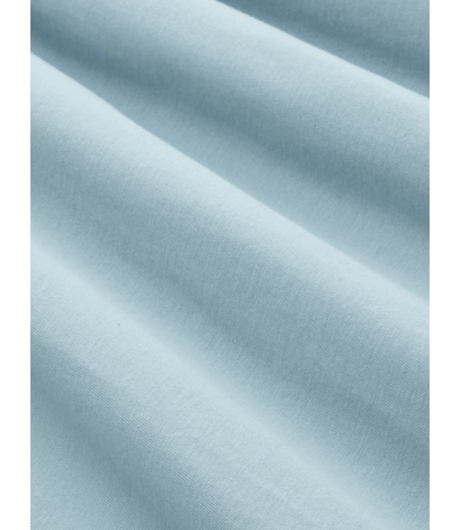 TOM TAILOR 100% Cotton Basic V Neck T-shirt Cloud Blue
