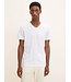 TOM TAILOR TOM TAILOR 100% Cotton Basic V Neck T-shirt White