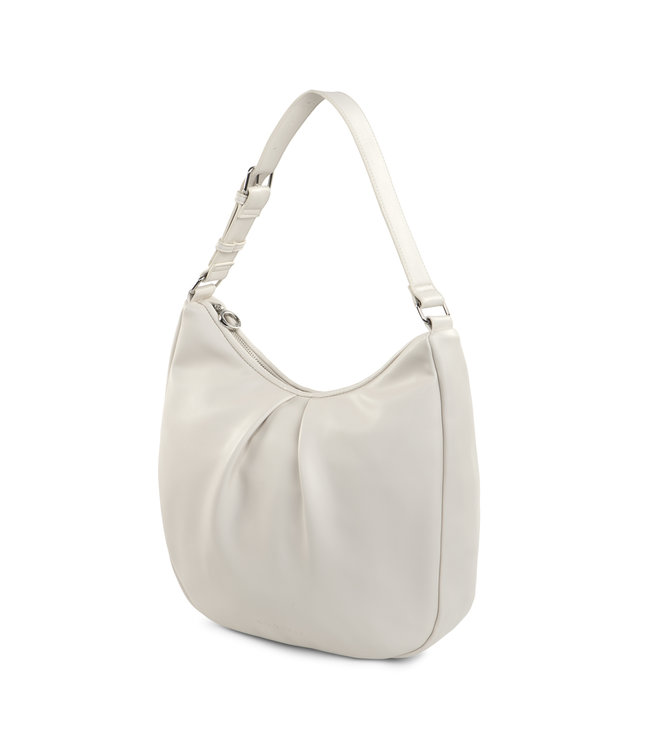 Bugatti BRERA - HOBO BAG WITH BACKSIDE ZIP POCKET - OFF WHITE - JEANS ...