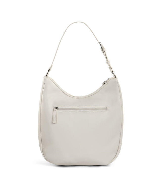 Bugatti BRERA - HOBO BAG WITH BACKSIDE ZIP POCKET - OFF WHITE - JEANS ...