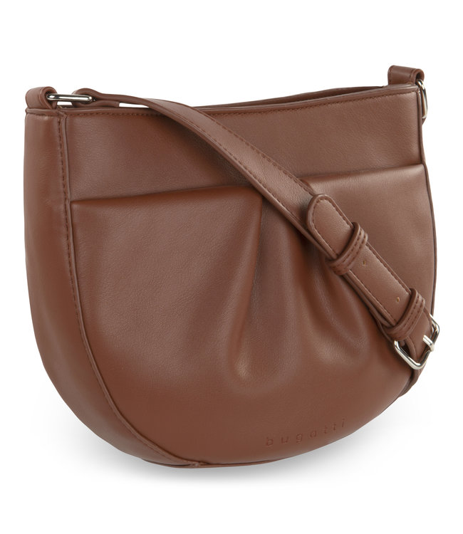 BRERA - CROSSBODY BAG WITH ADJUSTABLE SHOULDER STRAP - TAN