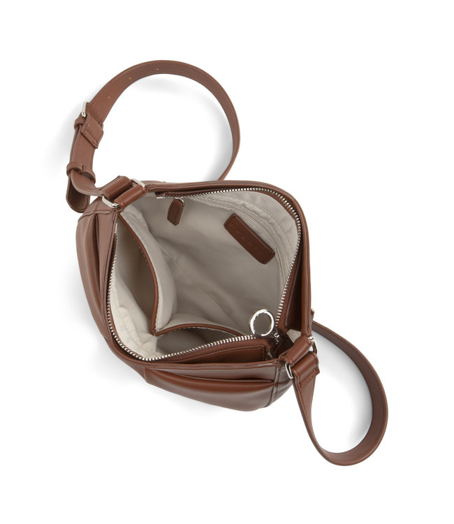 BRERA - CROSSBODY BAG WITH ADJUSTABLE SHOULDER STRAP - TAN