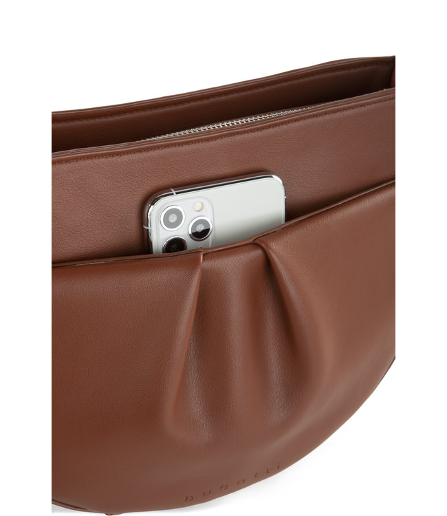 BRERA - CROSSBODY BAG WITH ADJUSTABLE SHOULDER STRAP - TAN