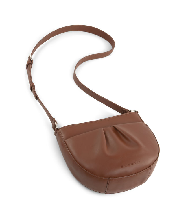 BRERA - CROSSBODY BAG WITH ADJUSTABLE SHOULDER STRAP - TAN