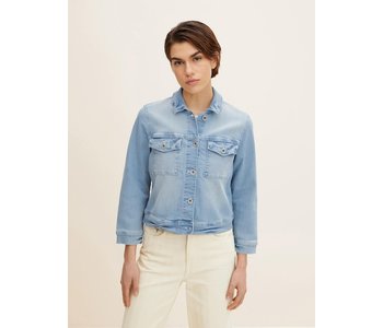 TOM TAILOR Regular-fit denim Jean jacket Light Wash