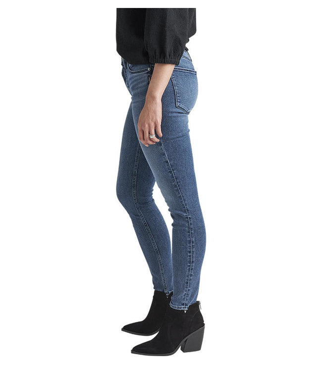 Silver Jeans MOST WANTED UNIVERSAL FIT MID RISE SKINNY  LEG