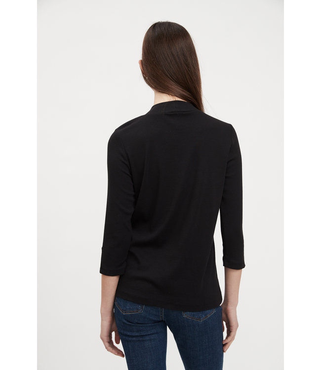 FDJ 3/4 Sleeve Mock Neck Top