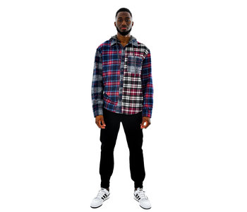 Hedge Mixed Media Flannel Shirt