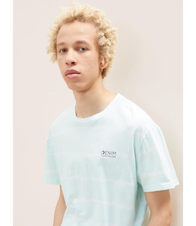TOM TAILOR T-shirt in a tie-dye look