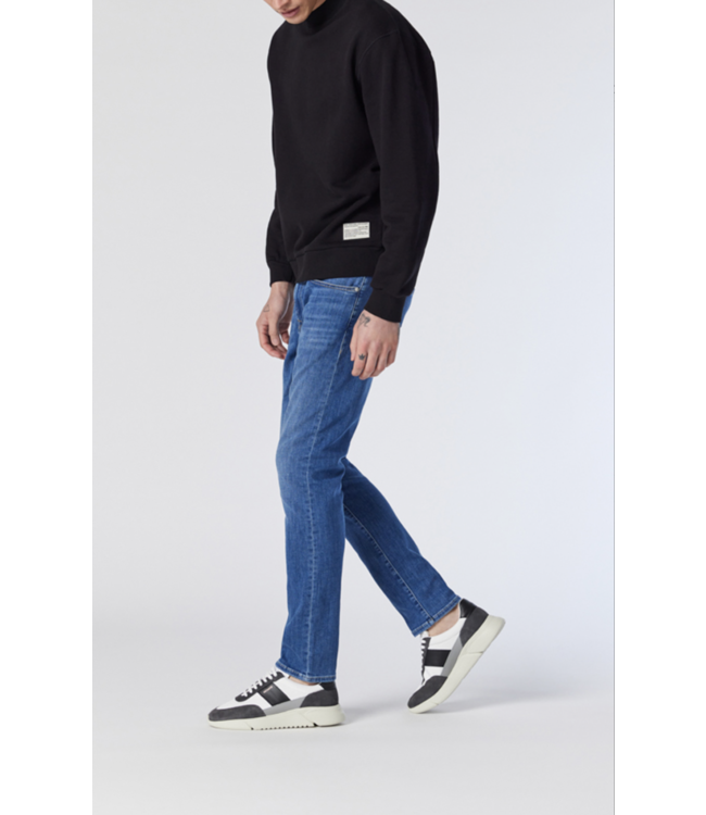 MAVI JAKE IN MID BRUSHED FEATHER BLUE