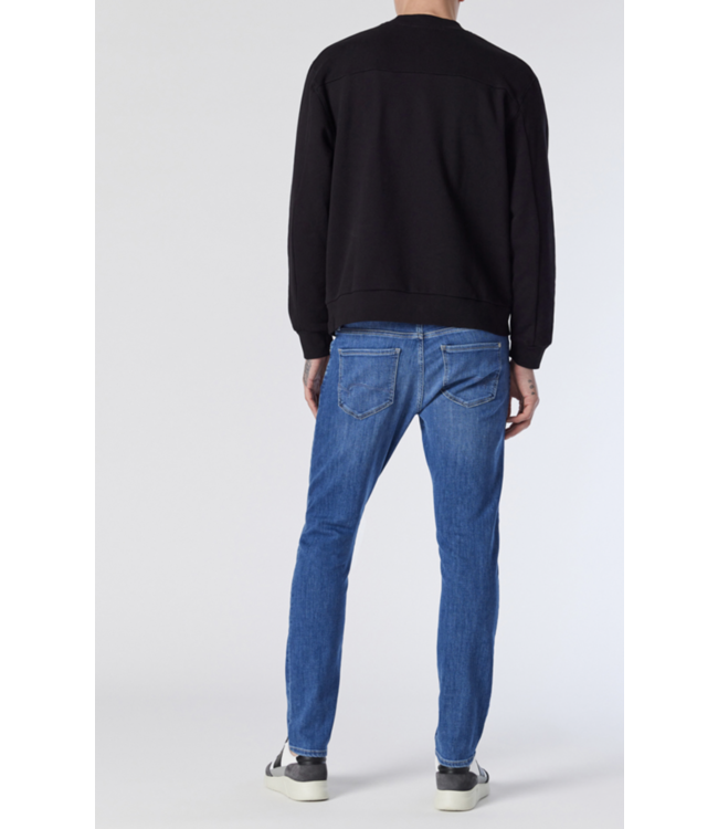 MAVI JAKE IN MID BRUSHED FEATHER BLUE