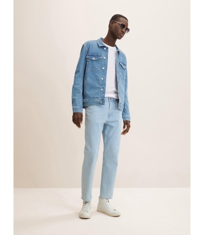 TOM TAILOR Used Light Stone Blue Jean Jacket