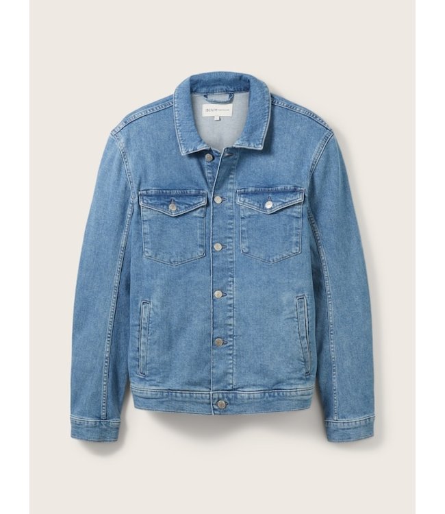 TOM TAILOR Used Light Stone Blue Jean Jacket
