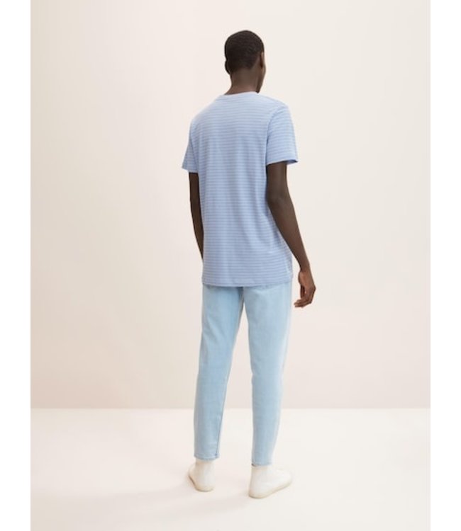 TOM TAILOR T-shirt Blue Fine Striped