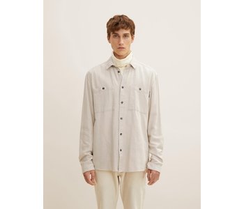 TOM TAILOR Relaxed fit shirt with patch pockets