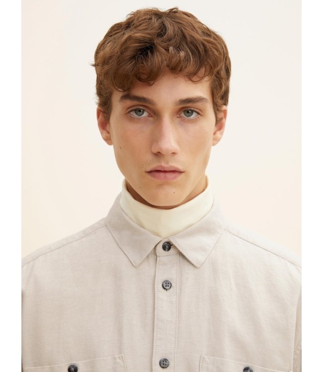 TOM TAILOR Relaxed fit shirt with patch pockets