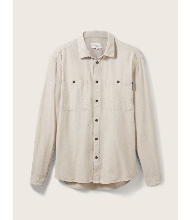 TOM TAILOR Relaxed fit shirt with patch pockets
