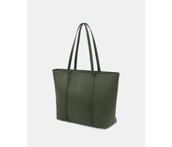 BUGATTI OPERA - TOTE BAG WITH TROLLEY PASS-THROUGH - DARK GREEN