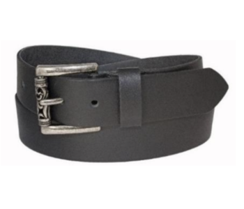 GENUINE LEATHER BELT WITH ROLLER BUCKLE
